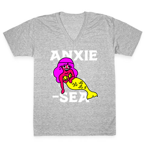 Anxie-Sea V-Neck Tee Shirt
