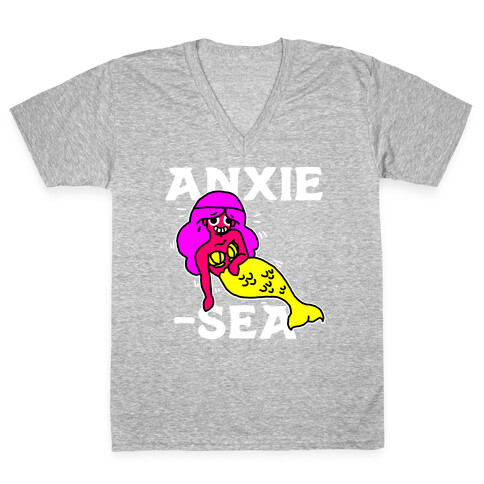 Anxie-Sea V-Neck Tee Shirt