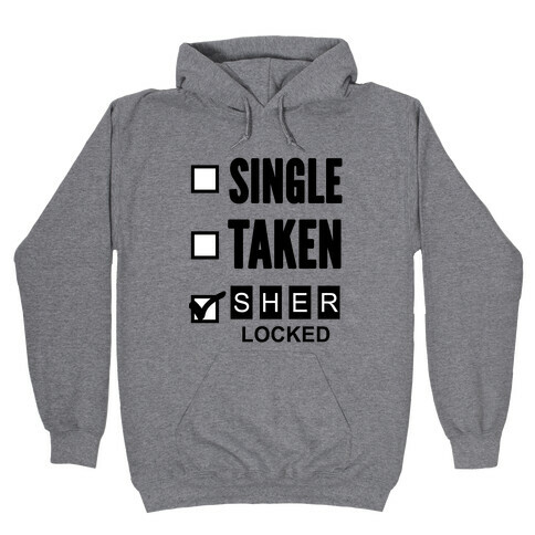 Single Taken Sherlocked Hooded Sweatshirt