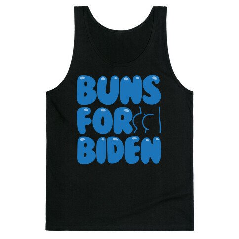 Buns For Biden White Print Tank Top