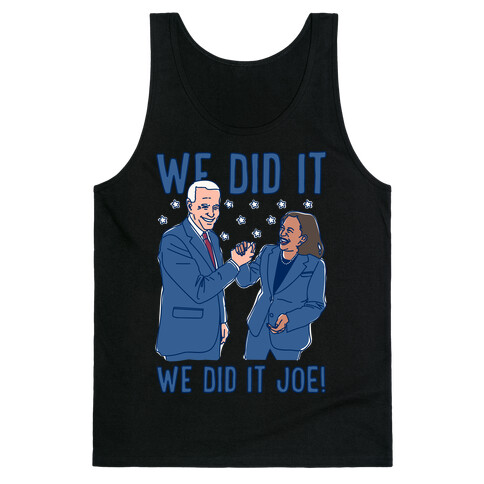 We Did It We Did It Joe White Print Tank Top