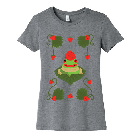 Strawberry Frog Womens T-Shirt