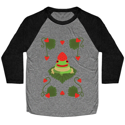 Strawberry Frog Baseball Tee