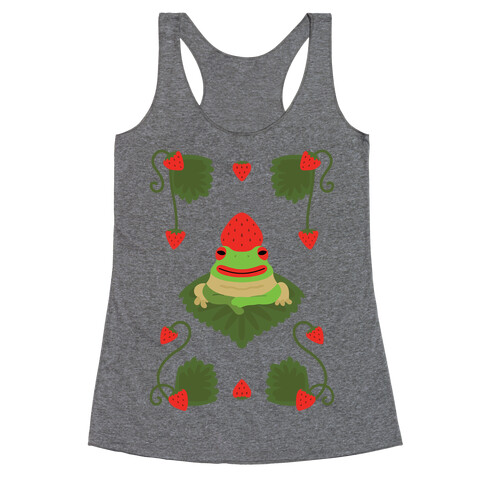 Strawberry Frog Racerback Tank Top