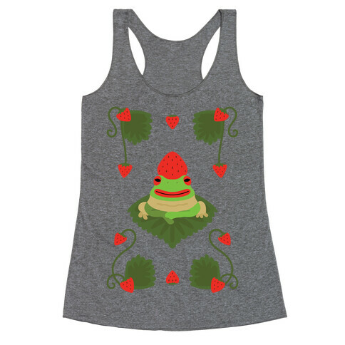 Strawberry Frog Racerback Tank Top