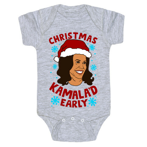 Christmas Kamala'd Early Baby One-Piece
