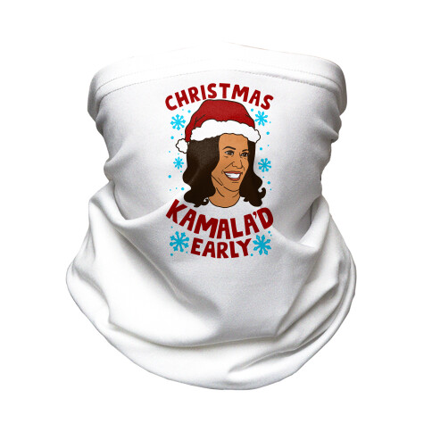 Christmas Kamala'd Early Neck Gaiter