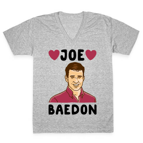 Joe Baedon Parody V-Neck Tee Shirt