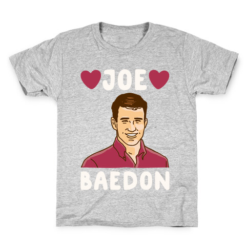 Joe Baedon Parody White Print Kids T-Shirt
