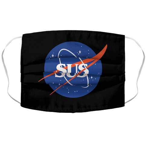 Sus Nasa Logo Parody Accordion Face Mask