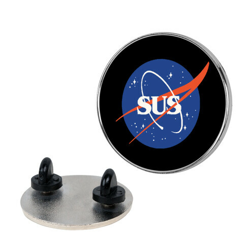 Sus Nasa Logo Parody Pin