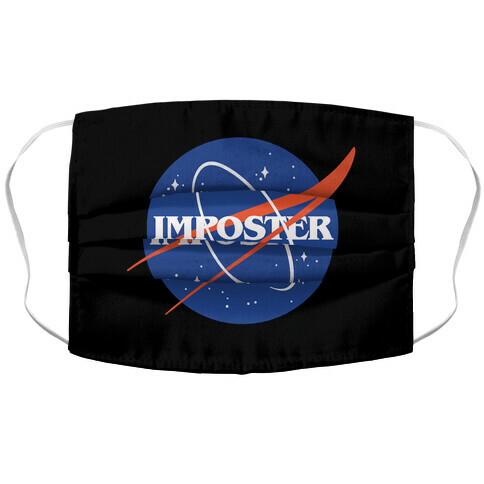 Imposter Nasa Logo Parody Accordion Face Mask