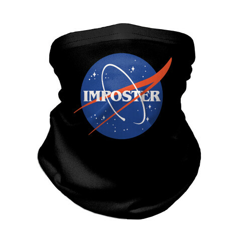 Imposter Nasa Logo Parody Neck Gaiter