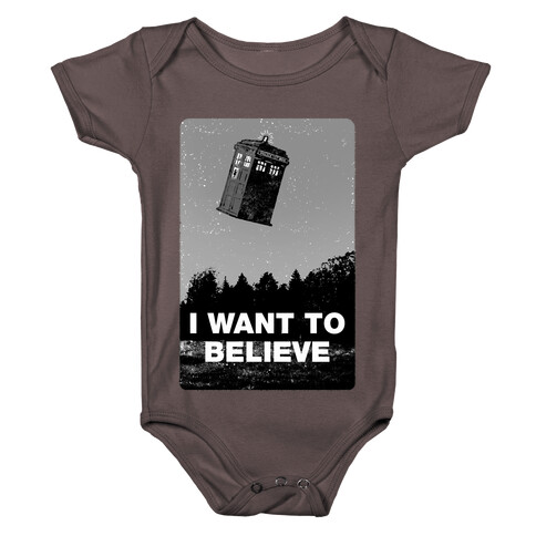 I Want To Believe (doctor who) Baby One-Piece