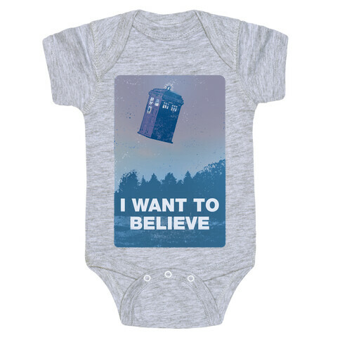 I Want To Believe (Doctor Who) Baby One-Piece