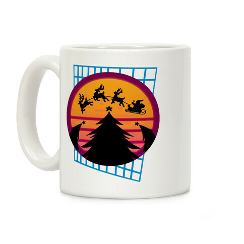 Synthwave Christmas Coffee Mug