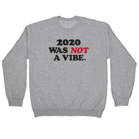 2020 Was Not A Vibe. Pullover