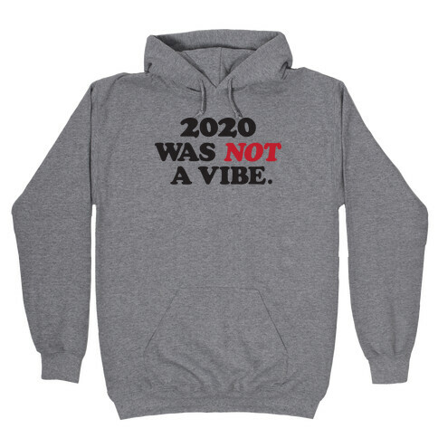 2020 Was Not A Vibe. Hooded Sweatshirt