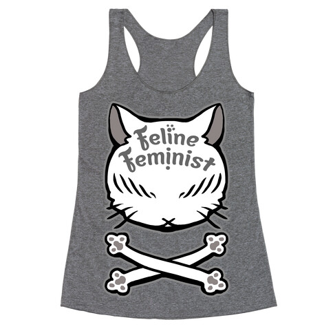 Feline Feminist Racerback Tank Top