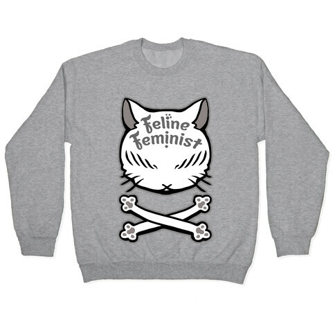 Feline Feminist Pullover