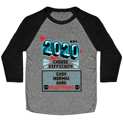 2020 Nightmare Mode Baseball Tee