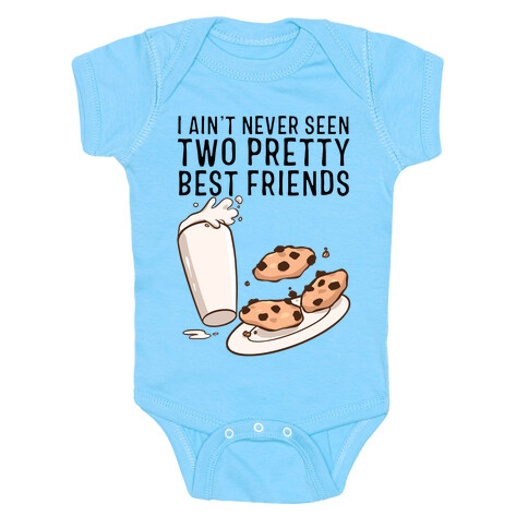 Best Friends Milk N' Cookies Baby One-Piece