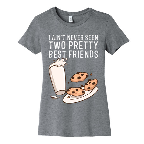 Best Friends Milk N' Cookies Womens T-Shirt