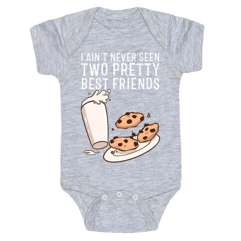 Best Friends Milk N' Cookies Baby One-Piece