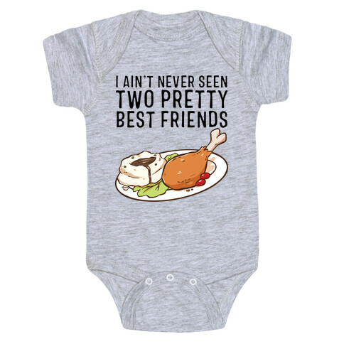 Best Friends Turkey N' Mashed Potatoes Baby One-Piece