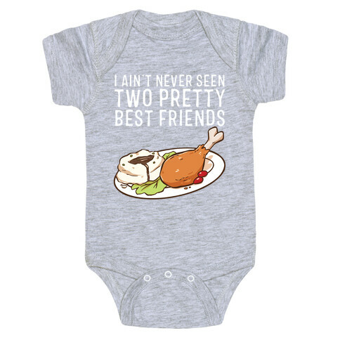 Best Friends Turkey N' Mashed Potatoes Baby One-Piece