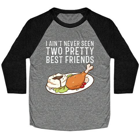 Best Friends Turkey N' Mashed Potatoes Baseball Tee