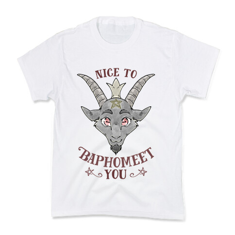Nice to Baphomeet You Kids T-Shirt
