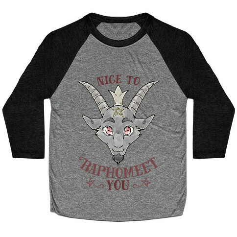 Nice to Baphomeet You Baseball Tee