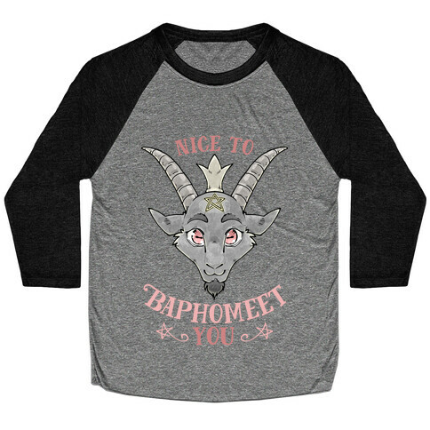 Nice to Baphomeet You Baseball Tee