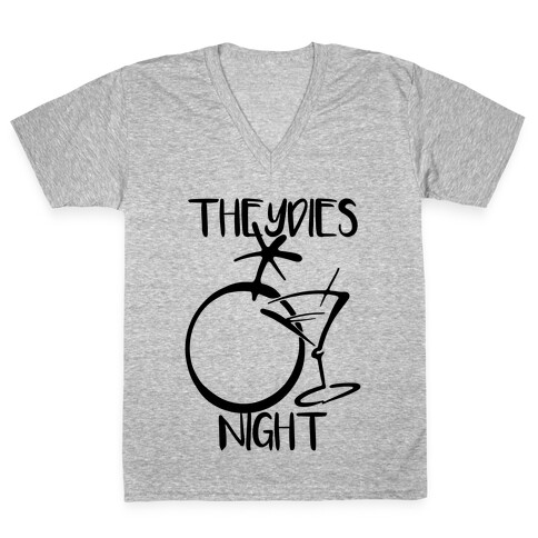 Theydies' Night V-Neck Tee Shirt