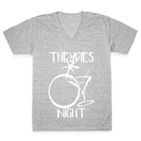 Theydies' Night V-Neck Tee Shirt