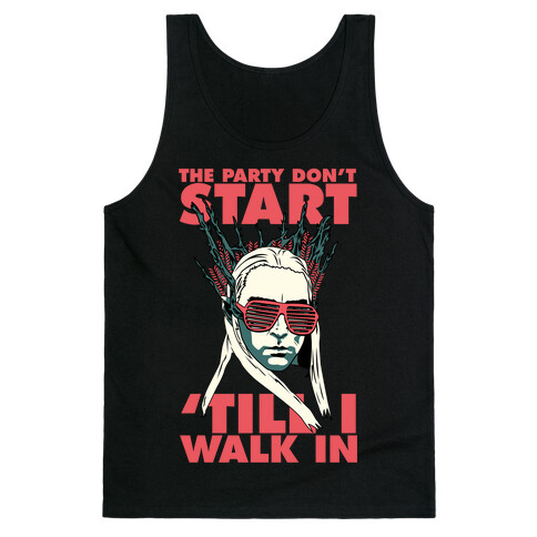 Thranduil Elvish Lord of the Party Tank Top