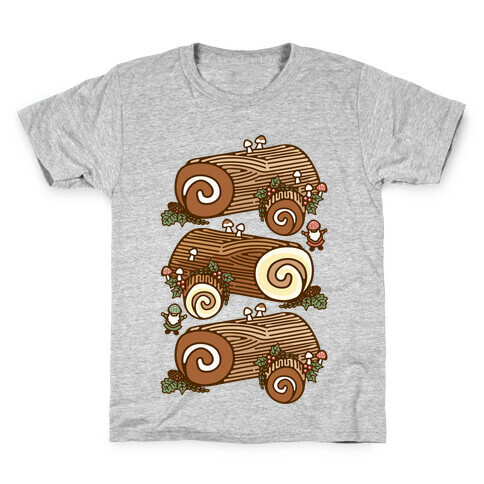 Holiday Yule Logs Kids T-Shirt