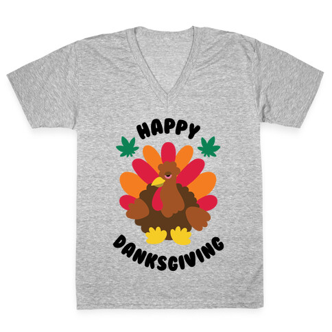 Happy Danksgiving V-Neck Tee Shirt