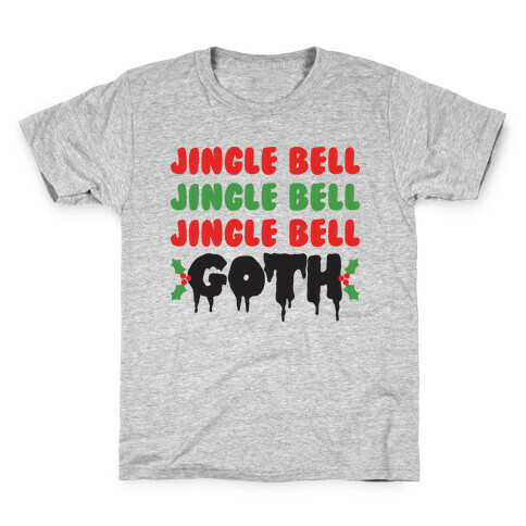Jingle Bell Goth Kids T-Shirt