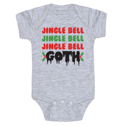 Jingle Bell Goth Baby One-Piece