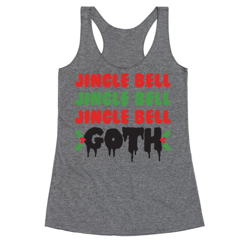 Jingle Bell Goth Racerback Tank Top