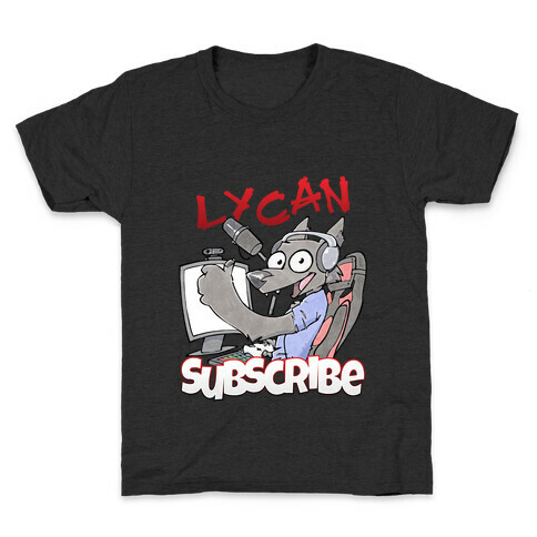 Lycan Subscribe Kids T-Shirt