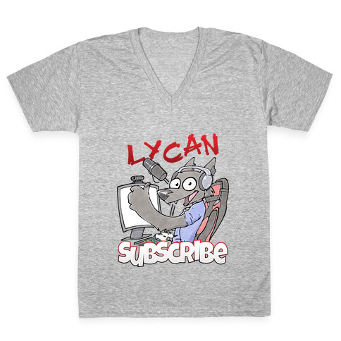 Lycan Subscribe V-Neck Tee Shirt