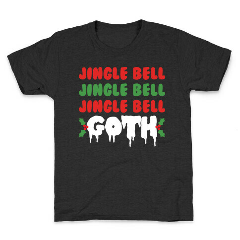 Jingle Bell Goth Kids T-Shirt