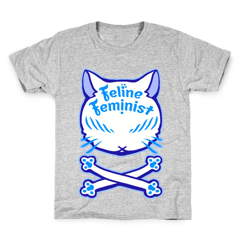 Feline Feminist Kids T-Shirt