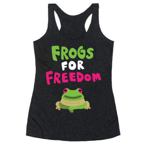 Frogs for Freedom Racerback Tank Top