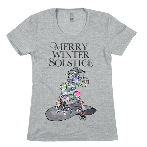 Merry Winter Solstice Womens T-Shirt