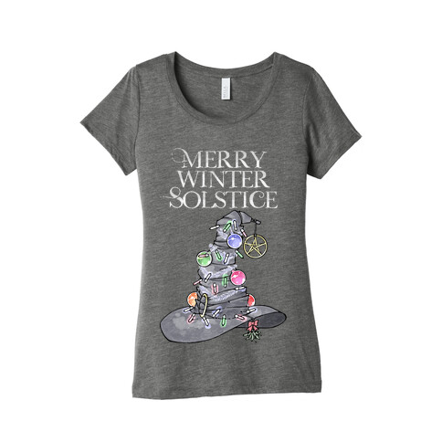 Merry Winter Solstice Womens T-Shirt