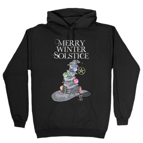 Merry Winter Solstice Hooded Sweatshirt